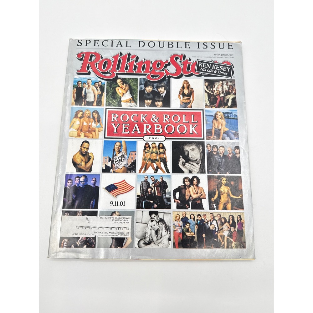Rolling Stone Magazine 2001 Rock Roll Yearbook Ken Kesey Axl Rose 885/886